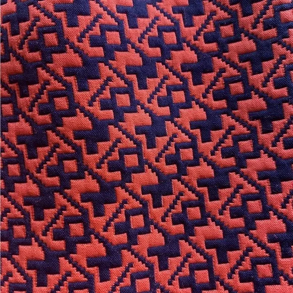 Anthropologie Red Textured Midi Dress - Picture 4 of 4